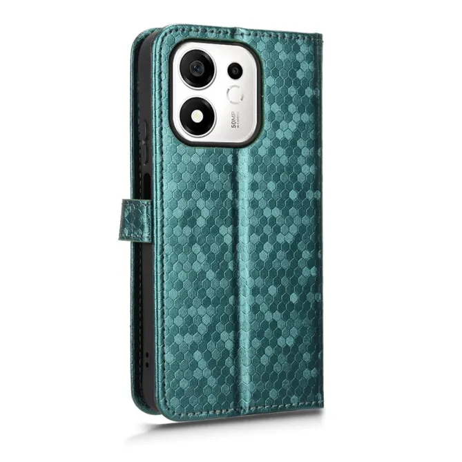 Housse Honor 600 Smart Portefeuille Alvéole Vert foncé - photo 24