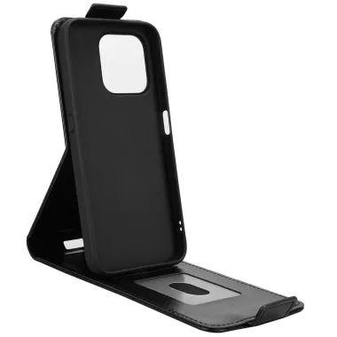 Housse Honor 600 Smart Effet Cuir Clapet Vertical avec Porte-Cartes Noir - photo 2