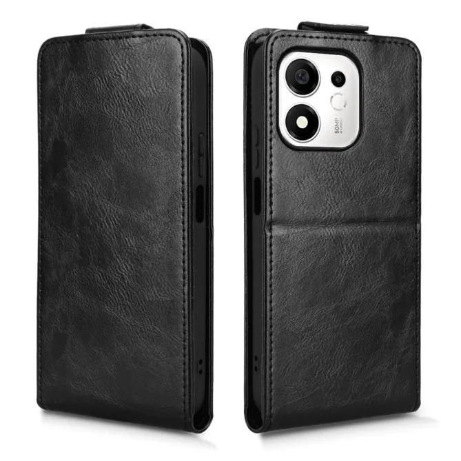 Housse Honor 600 Smart Effet Cuir Clapet Vertical avec Porte-Cartes Noir - photo 5