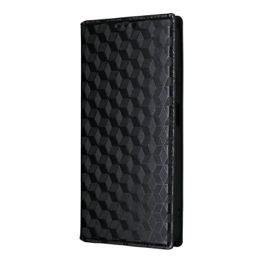 Housse Honor 600 Smart flip cover design géométrie Noir - photo 6