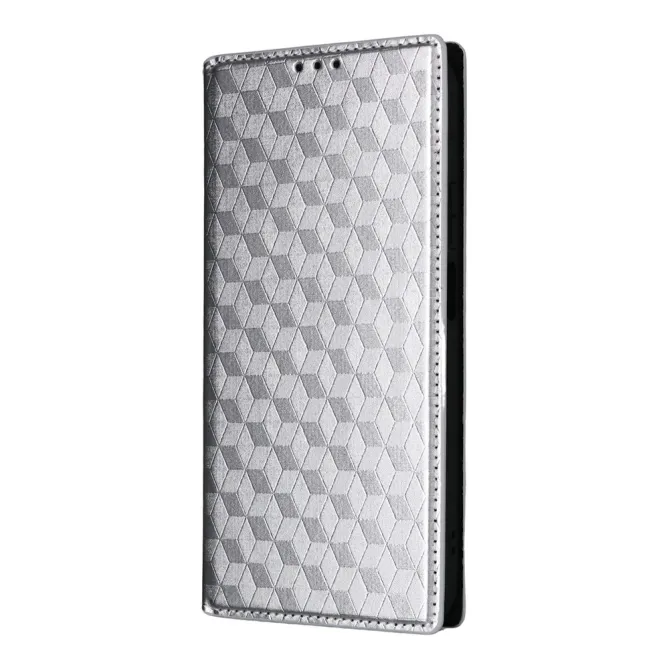 Housse Honor 600 Smart flip cover design géométrie Argent - photo 27