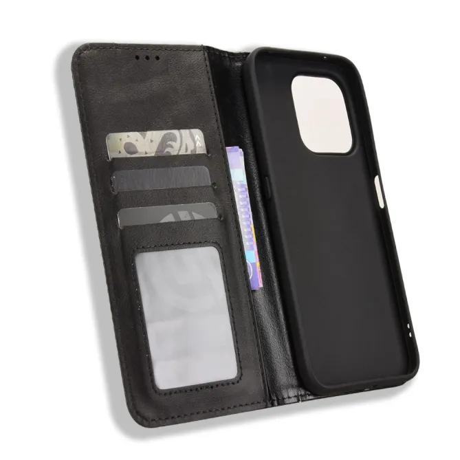 Étui Honor 600 Smart Le Cirénius Style Cuir Noir - photo 5