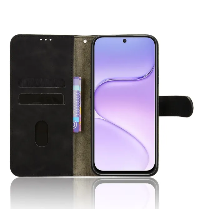 Housse Honor 600 Smart soft touch à rabat porte-cartes Noir - photo 2