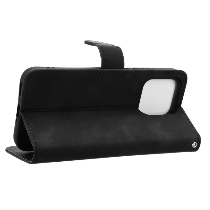 Housse Honor 600 Smart soft touch à rabat porte-cartes Noir - photo 3