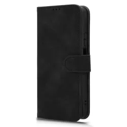 Housse Honor 600 Smart soft touch à rabat porte-cartes Noir - photo 5