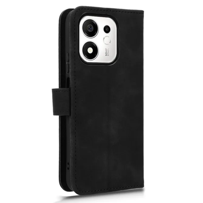 Housse Honor 600 Smart soft touch à rabat porte-cartes Noir - photo 6