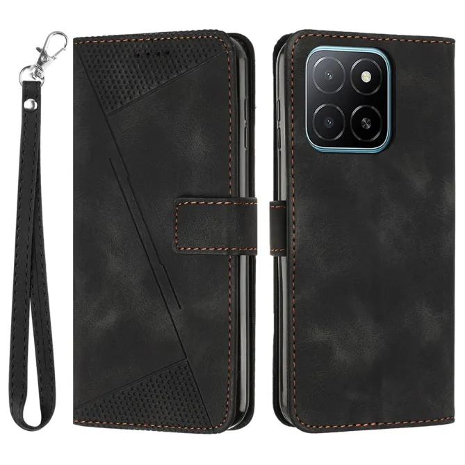Housse Honor 600 Smart triangles gravés avec dragonne Noir