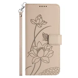 Housse Honor 600 Smart fleurs de lotus avec dragonne Beige - photo 10