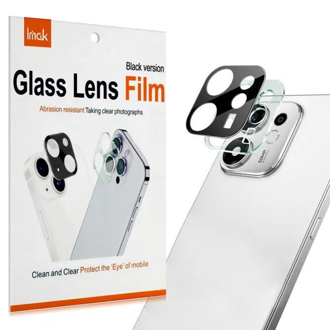 Protection objectifs Honor 600 Smart en verre trempé et acrylique noir - photo 2