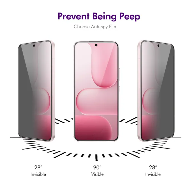 Lot de 2 verres trempés anti-espion Honor 600 Smart intégrals - photo 3
