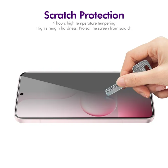 Lot de 2 verres trempés anti-espion Honor 600 Smart intégrals - photo 6