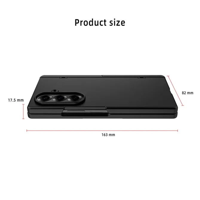 Coque Samsung Galaxy Z Fold8 Ultra béquille avec verre écran externe Noir - photo 9