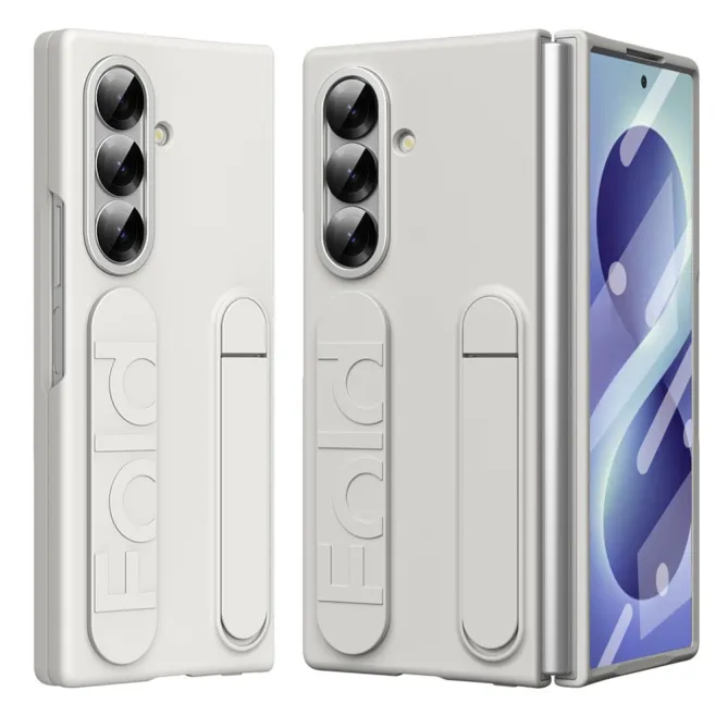 Coque Samsung Galaxy Z Fold8 Ultra avec sangle de maintien et anneau Blanc - photo 2