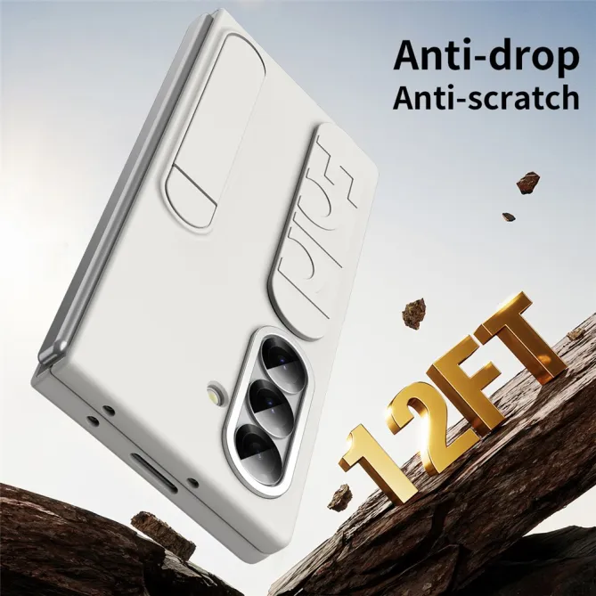 Coque Samsung Galaxy Z Fold8 Ultra avec sangle de maintien et anneau Blanc - photo 10