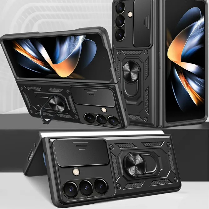 Coque Samsung Galaxy Z Fold8 Ultra cache caméra coulissant et béquille Noir - photo 10