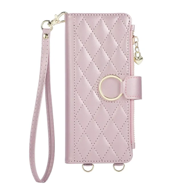 Housse Samsung Galaxy Z Fold8 Ultra matelassée avec pochette zippée Or Rose - photo 13