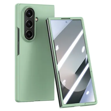 Coque Samsung Galaxy Z Fold8 Ultra avec fenêtre d'affichage et verre Vert clair