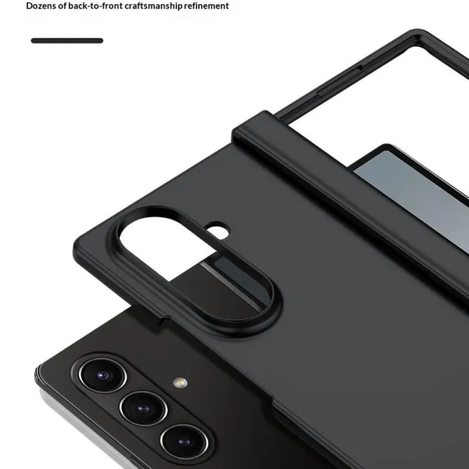 Coque Samsung Galaxy Z Fold8 Ultra enveloppante avec axe charnière Noir - photo 3
