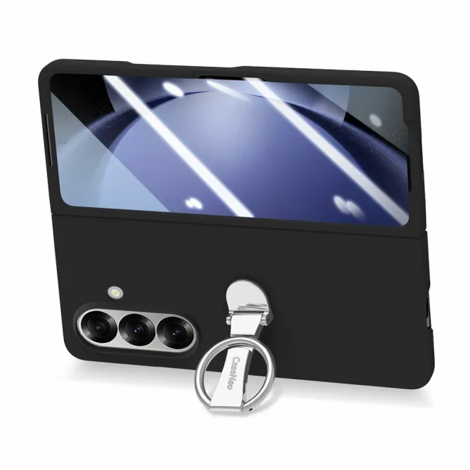 Coque Samsung Galaxy Z Fold8 Ultra anneau 360° avec verre intégré Noir - photo 4