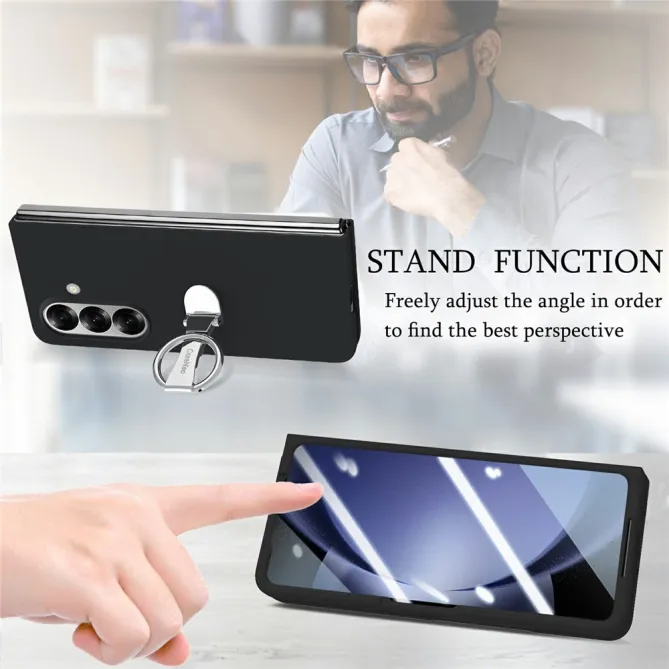 Coque Samsung Galaxy Z Fold8 Ultra anneau 360° avec verre intégré Noir - photo 8