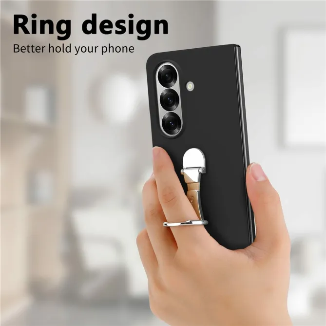 Coque Samsung Galaxy Z Fold8 Ultra anneau 360° avec verre intégré Noir - photo 12