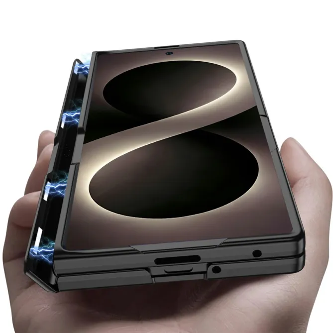 Coque Samsung Galaxy Z Fold8 Ultra magnétique avec béquille crantée Noir - photo 3