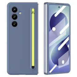 Coque Samsung Galaxy Z Fold8 Ultra avec stylet intégré et verre Bleu marine