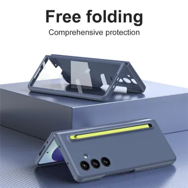 Coque Samsung Galaxy Z Fold8 Ultra avec stylet intégré et verre Bleu marine - photo 2