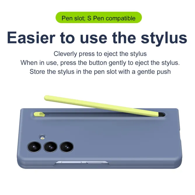 Coque Samsung Galaxy Z Fold8 Ultra avec stylet intégré et verre Bleu marine - photo 3