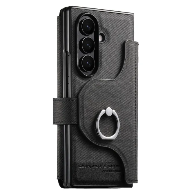 Étui Samsung Galaxy Z Fold8 Ultra portefeuille détachable 11 cartes Noir - photo 15