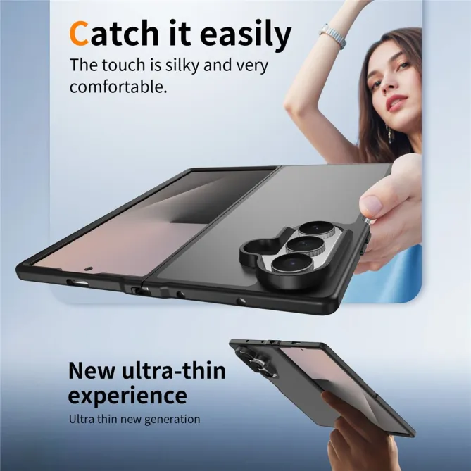 Coque Samsung Galaxy Z Fold8 Ultra dos acrylique soft touch Noir - photo 5