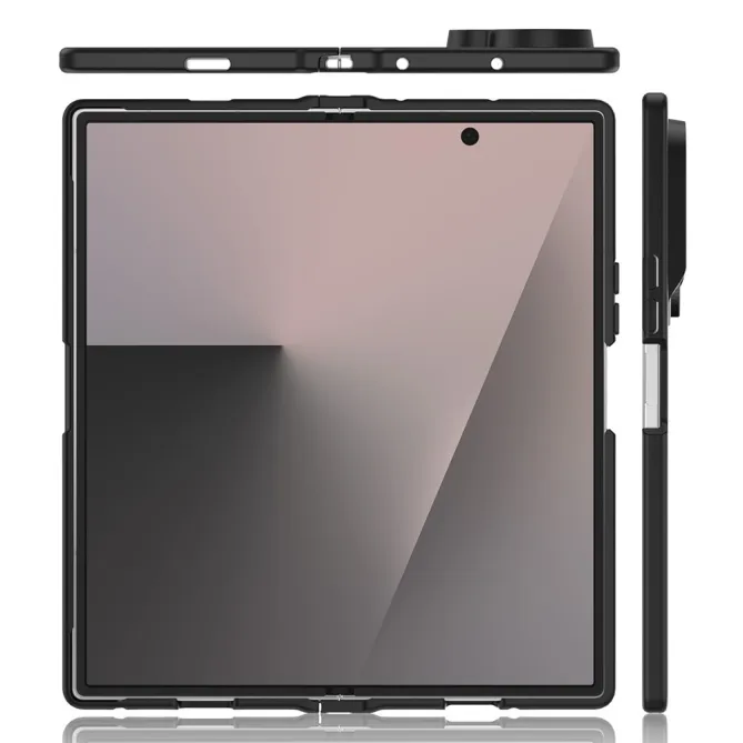 Coque Samsung Galaxy Z Fold8 Ultra dos acrylique soft touch Noir - photo 7