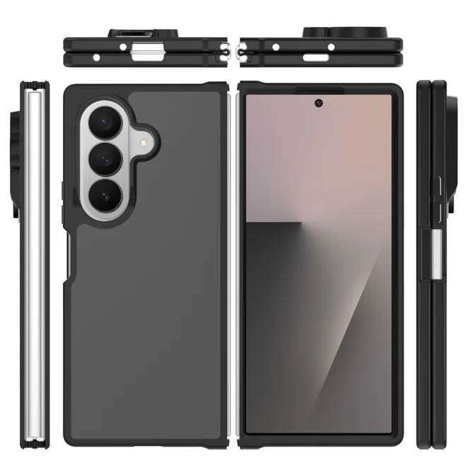 Coque Samsung Galaxy Z Fold8 Ultra dos acrylique soft touch Noir - photo 8