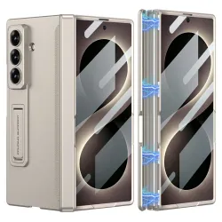 Coque Samsung Galaxy Z Fold8 Ultra verre HD avec charnière aimantée Gris chaud