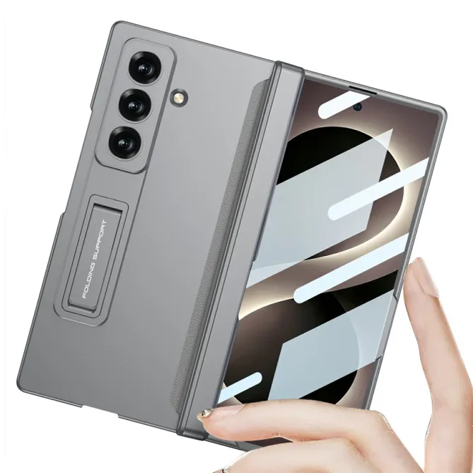 Coque Samsung Galaxy Z Fold8 Ultra verre HD avec charnière aimantée Gris chaud - photo 8