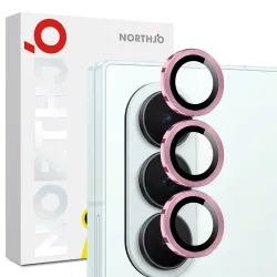 Anneaux objectifs Samsung Galaxy Z Fold8 Ultra stries CD aluminium Or Rose
