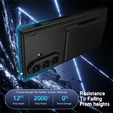 Coque Samsung Galaxy Z Fold8 Ultra porte-cartes avec stylet et verre Noir - photo 2