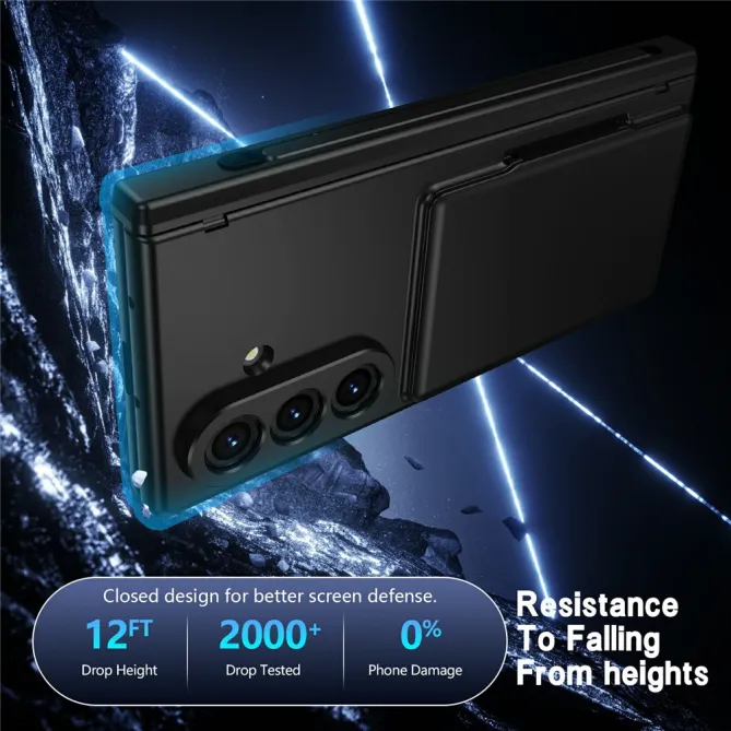 Coque Samsung Galaxy Z Fold8 Ultra porte-cartes avec stylet et verre Noir - photo 2