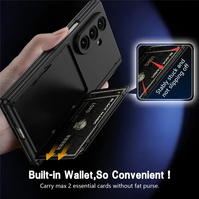 Coque Samsung Galaxy Z Fold8 Ultra porte-cartes avec stylet et verre Noir - photo 6