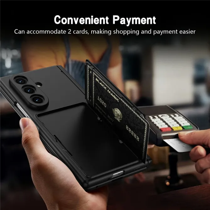 Coque Samsung Galaxy Z Fold8 Ultra porte-cartes avec stylet et verre Noir - photo 7