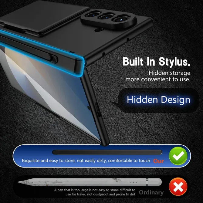 Coque Samsung Galaxy Z Fold8 Ultra porte-cartes avec stylet et verre Noir - photo 10