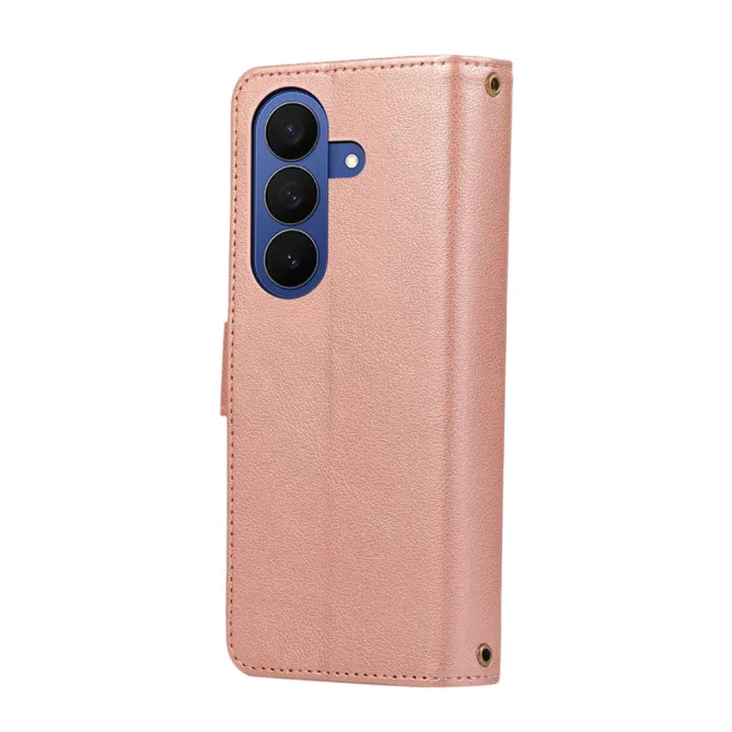 Housse Samsung Galaxy Z Fold8 Ultra zippée multi-cartes avec dragonne Or Rose - photo 15