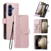 Housse Samsung Galaxy Z Fold8 Ultra losanges 3D avec dragonne Or Rose