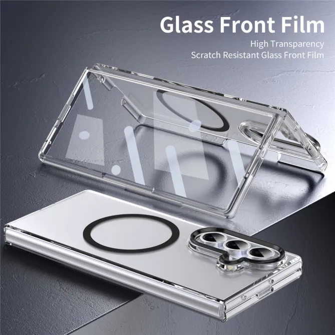 Coque Samsung Galaxy Z Fold 8 Ultra transparente aimants N52 Noir - photo 2