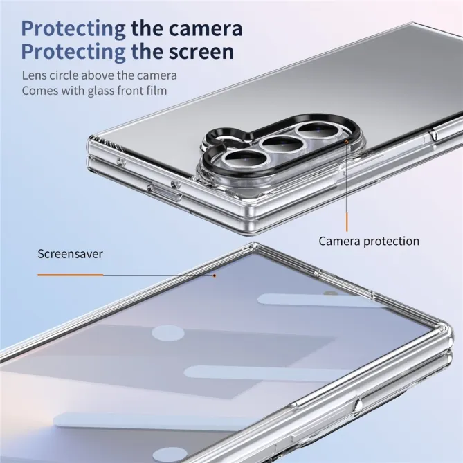 Coque Samsung Galaxy Z Fold 8 Ultra transparente aimants N52 Noir - photo 6