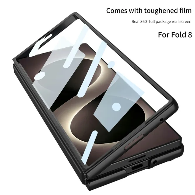 Coque Samsung Galaxy Z Fold8 Ultra PC anti-rayures avec verre Gris Titane - photo 4