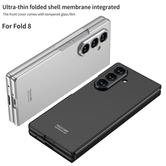 Coque Samsung Galaxy Z Fold8 Ultra PC anti-rayures avec verre Gris Titane - photo 7