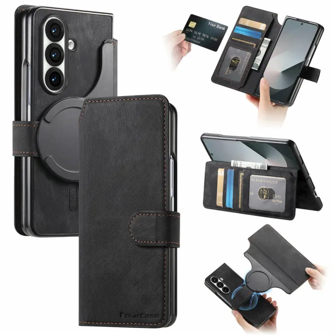 Étui Samsung Galaxy Z Fold8 Ultra détachable anti RFID Noir