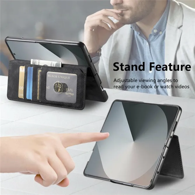 Étui Samsung Galaxy Z Fold8 Ultra détachable anti RFID Noir - photo 7