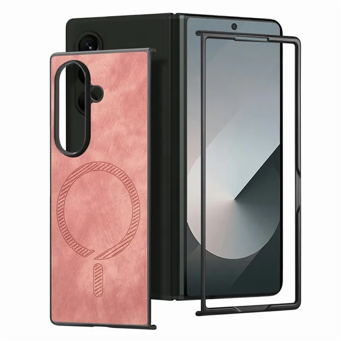 Coque Samsung Galaxy Z Fold8 Ultra vintage magnétique Rose - photo 2